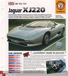 JAGUAR XJ 220 BROCHURE