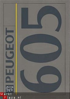 PEUGEOT 605 (1992) BROCHURE
