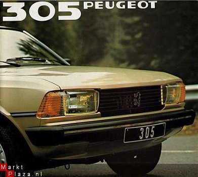 PEUGEOT 305 (1981) BROCHURE - 1
