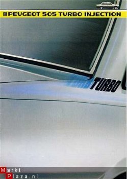 PEUGEOT 505 TI (1984) BROCHURE - 1