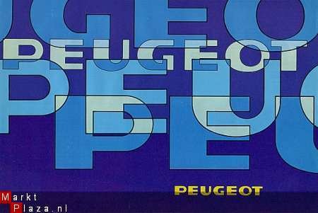 PEUGEOT PROGRAMMA (1980) BROCHURE - 1