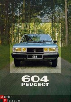 PEUGEOT 604 (1980) BROCHURE - 1