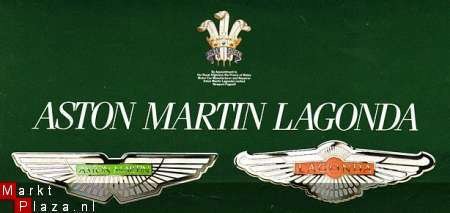 ASTON MARTIN LAGONDA PROGRAMMA/RANGE (1982) BROCHURE ... - 1