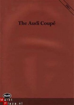 AUDI COUPE (1983) BROCHURE - 1
