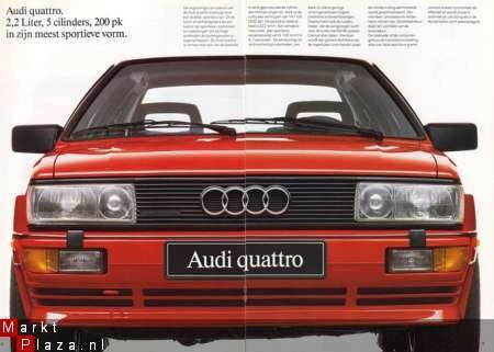 AUDI QUATTRO (1988) BROCHURE - 2