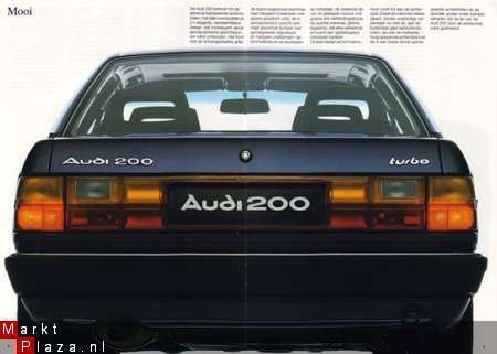 AUDI 200 (1984) BROCHURE - 2