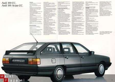 AUDI 100/100 AVANT (1984) BROCHURE/MAP - 4