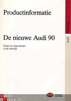 AUDI 90 PRODUCTINFORMATIE 1987 BROCHURE