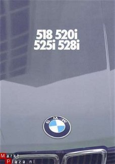 BMW 5 SERIE (1982) BROCHURE