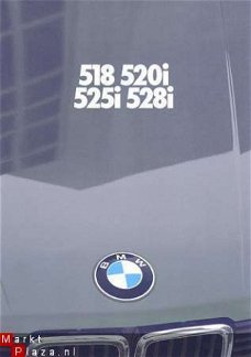 BMW 5 SERIE (1981) BROCHURE