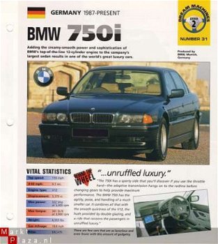 BMW 750i BROCHURE - 1