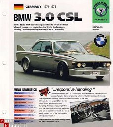 BMW 3.0 CSL BROCHURE