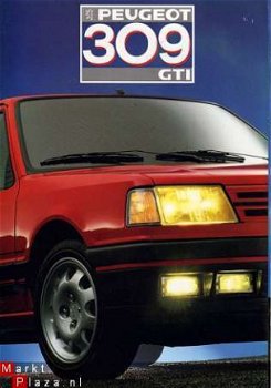 PEUGEOT 309 GTI (1987) BROCHURE - 1