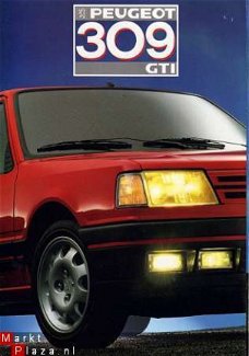 PEUGEOT 309 GTI (1987) BROCHURE
