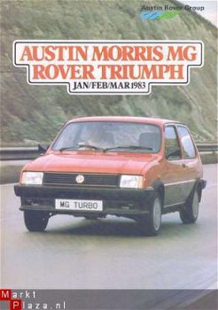 AUSTIN MORRIS MG ROVER TRIUMPH 1983 BROCHURE - 1