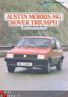 AUSTIN MORRIS MG ROVER TRIUMPH 1983 BROCHURE