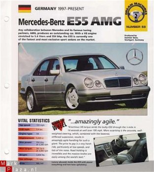 MERCEDES E55 AMG BROCHURE - 1