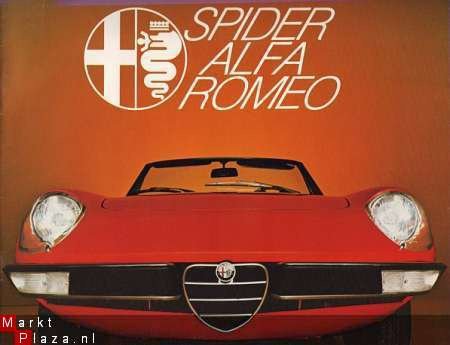 ALFA ROMEO SPIDER (1979) BROCHURE - 1