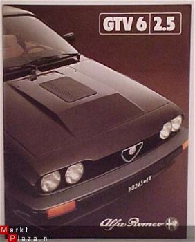 ALFA ROMEO GTV6 2.5 (1980) BROCHURE - 1