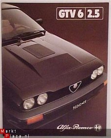 ALFA ROMEO GTV6 2.5 (1980) BROCHURE