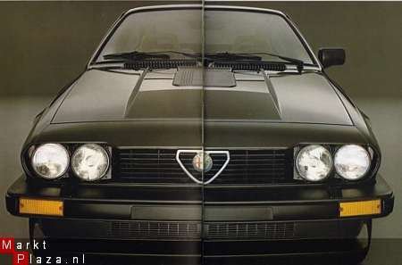 ALFA ROMEO GTV & GTV6 (1983) BROCHURE - 2