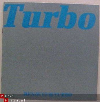 RENAULT 18 TURBO BROCHURE - 1