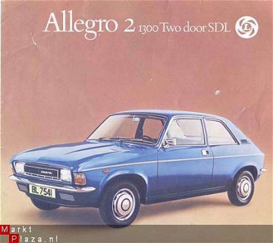 AUSTIN ALLEGRO 2 1300 SDL 1976 BROCHURE - 1