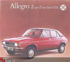 AUSTIN ALLEGRO 2 1300 SDL 1976 BROCHURE