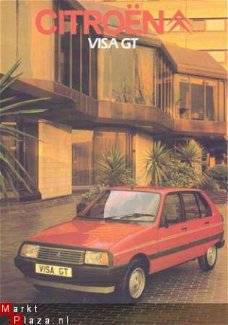 CITROEN VISA GT (1982) BROCHURE