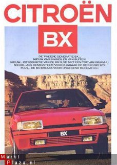 CITROEN BX (1986) BROCHURE