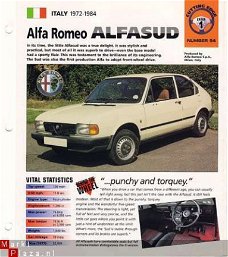 ALFA ROMEO ALFASUD BROCHURE