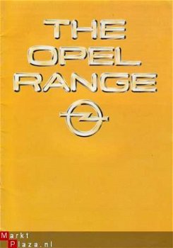 OPEL PROGRAMMA/RANGE (1980) BROCHURE - 1