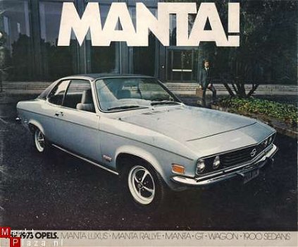 1973 OPEL USA BROCHURE * MANTA * GT - 1