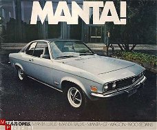 1973 OPEL USA BROCHURE * MANTA * GT