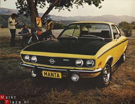 1973 OPEL USA BROCHURE * MANTA * GT - 4