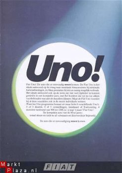 FIAT UNO BROCHURE - 1