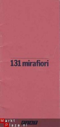 FIAT 131 MIRAFIORI (1978) BROCHURE