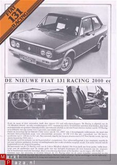 FIAT 131 RACING (1980) LEAFLET