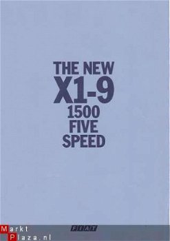 FIAT X1/9 1500 (1979) BROCHURE - 1