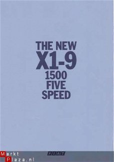 FIAT X1/9 1500 (1979) BROCHURE