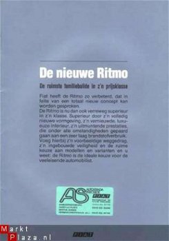 FIAT RITMO (1984) BROCHURE - 1