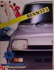 1982 RENAULT 5  BROCHURE