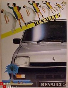 1983 RENAULT 5  BROCHURE