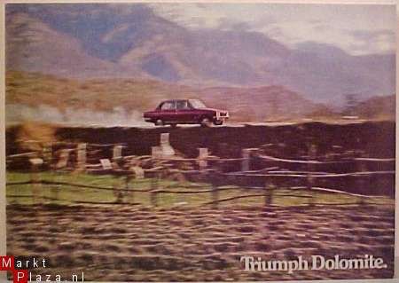 TRIUMPH DOLOMITE BROCHURE - 1