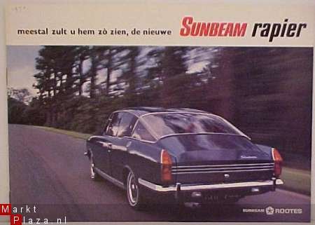 1970 SUNBEAM RAPIER BROCHURE - 1