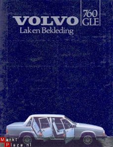 VOLVO 760 GLE LAK EN BEKLEDING (1983) BROCHURE