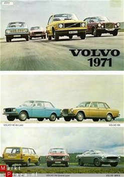 1971 VOLVO PROGRAMMA/RANGE LEAFLET - 1