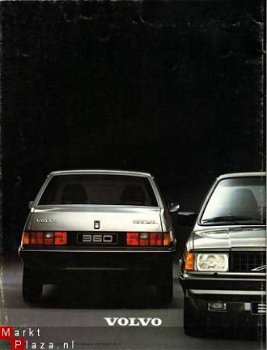 1987 VOLVO 340/360 BROCHURE - 2
