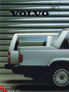 1986 VOLVO 740 BROCHURE - 1