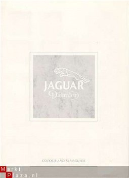 1991 JAGUAR / DAIMLER COLOUR AND TRIM GUIDE BROCHURE - 1